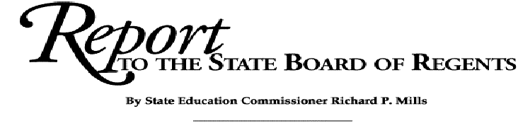 Report to the State Board of Regents